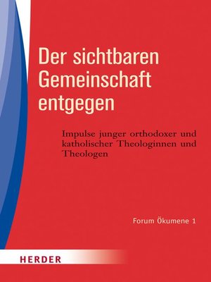 cover image of Der sichtbaren Gemeinschaft entgegen